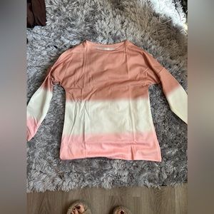 Women’s long sleeve ombré shirt